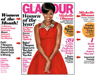 Illustration for article titled December Glamour: Change We Can't Believe In